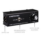 B012 Professional Stereo Signal Converted to Microphone Balanced Signal Output