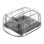 ORICO 6239U3 3.5/2.5inch 2 Bay Transparent USB3.0 Ordinary Reading & Writing Hard Drive Dock