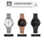 SKMEI 1528 Simple Fashion Lady Watch Casual Netting Scale
