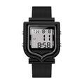SANDA 388 Fashionable Square Outdoor Sports Leisure Watch Men's And Women's Multi-Functional Waterproof Luminous Electronic Watch