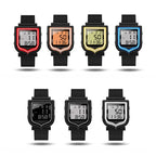 SANDA 388 Fashionable Square Outdoor Sports Leisure Watch Men's And Women's Multi-Functional Waterproof Luminous Electronic Watch