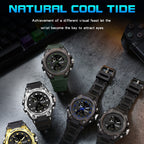 SANDA739  Watch Plate Chao Male Watch Male Student Fashion Trend Multi Functional Digital Waterproof Electronic Meter