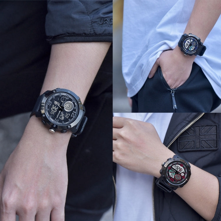 SANDA 762 Watch Men Watch Students Men Watch Fashion Trend Youth Waterproof Night light Sports Men