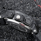 SANDA 775 Watch Male Electronic Watch Adult Middle School Students Youth Multi Functional Sports Water Proof Trend Double Watch