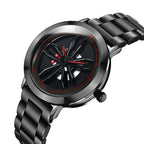 SANDA1009 Watch Man Student Casual Waterproof Steel Band Watch Man
