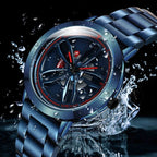 SANDA1009 Watch Man Student Casual Waterproof Steel Band Watch Man