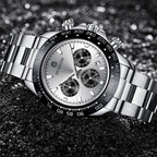 OCHSTIN Augusten 6103B Multi Function Quartz Watch Sports luminous Waterproof Watch Calendar Steel Band Men  Watch