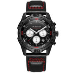 OCHSTIN 6116 Men  Leather Calendar Multi Function Leisure Men  Waterproof Watch