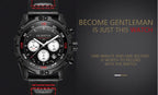 OCHSTIN 6116 Men  Leather Calendar Multi Function Leisure Men  Waterproof Watch