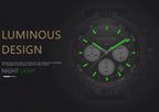 OCHSTIN 6116 Men  Leather Calendar Multi Function Leisure Men  Waterproof Watch