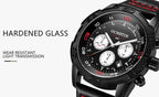 OCHSTIN 6116 Men  Leather Calendar Multi Function Leisure Men  Waterproof Watch