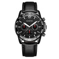 OCHSTIN 6117 Fashion Watch Leisure Leather Outdoor Sports Waterproof Watch