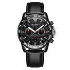 OCHSTIN 6117 Fashion Watch Leisure Leather Outdoor Sports Waterproof Watch