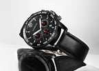 OCHSTIN 6117 Fashion Watch Leisure Leather Outdoor Sports Waterproof Watch