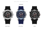 OCHSTIN 6125A Multi Function Chronograph Men  Sports Silicone Quartz Waterproof Men  Watch
