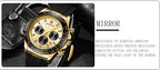 OCHSTIN 6103 Multi Function Quartz Watch Silicone Watch Band Sports Luminous Waterproof Watch