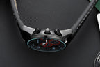 SANDA 5009 Business Fashion Three Eye Six Needle Casual Leather Waterproof Men Quartz Watch