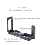 Vertical Shoot Quick Release L Plate Bracket Base Holder for FUJIFILM X Pro 3, For FUJIFILM X Pro 3
