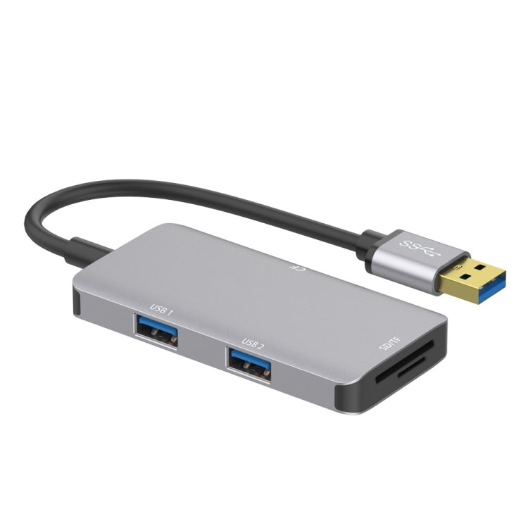 Onten 8107 USB3.0 HUB with CF SD TF Card Reader, 8107