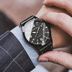 Ochstin 62028 Fashion Fully Automatic Mechanical Watch Waterproof Men  Leisure Mechanical Watch Calendar Leather Watch