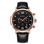 Ochstin 6105 Multi Function Watch Business Leisure Men  Watch Waterproof Timing Quartz Watch Belt Watch