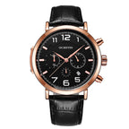 Ochstin 6105 Multi Function Watch Business Leisure Men  Watch Waterproof Timing Quartz Watch Belt Watch