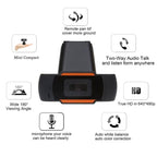 HXSJ A870 Webcam HD 480P PC Camera with Absorption Microphone MIC for Skype for Android TV   Rotatable Computer Camera USB Web Cam, 480P