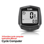 SUNDING SD-581A Bike Wired Computer Speedometer Odometer Cycling Bicycle Waterproof Measurable Temperature Stopwatch, SUNDING SD-581A