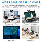 B01 HD Webcam Built-in Microphone Smart Web Camera USB Streaming Live Camera With Noise Cancellation