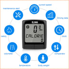 SUNDING SD-565B Wireless Waterproof Bicycle Computer Bike Speedometer MTB Cycling LCD Digital Display Odometer Stopwatch, SD-565B