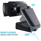 HD 1080P Megapixels USB Webcam Camera CMOS Sensor with MIC for Computer PC Laptops
