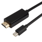 1080P HD DisplayPort DP to HDMI Adapter Cable Cord 1.8M Display Port to HDMI Cable 1080P Video Connector for PC Notebook, Mini DP to HDMI