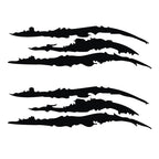 Reflective Car Sticker Monster Scratch Stripe Claw Marks Car Auto Headlight Decoration Vinyl Decal Car Stickers, Size:40X12cm