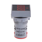 AD101-22VMS Mini AC 50-500V Voltmeter Square Panel LED Digital Voltage Meter Indicator