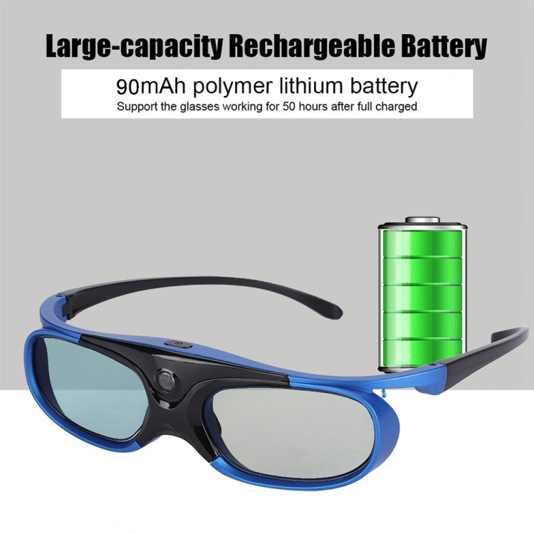 Active Shutter Rechargeable 3D Glasses Support 96HZ/120HZ/144HZ For XGIMI Z4X Z5 H1 JmGo G1 G3 X1 BenQ Acer &amp; DLP LINK Projector