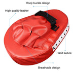 Arc Shape Martial Arts Sanda Boxing Training Hand Target, Arc Red
