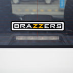10 PCS  BRAZZERS Car Sticker Auto Decals foe Car Styling, Size: 4.9x22.5cm, BRAZZERS