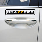 10 PCS  BRAZZERS Car Sticker Auto Decals foe Car Styling, Size: 4.9x22.5cm, BRAZZERS