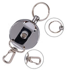 Resilience Steel Wire Rope Elastic Sporty Retractable Anti Lost Keychain, Resilience Steel Wire Rope Keychain