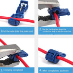 10 PCS T-type Quick-break Wire-free Fast Wire Terminal Clam