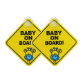 20 PCS Car Sticker BABY ON BOARD Warning Safty Sign Vinyl Decal, Style 1, Style 2