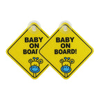 20 PCS Car Sticker BABY ON BOARD Warning Safty Sign Vinyl Decal, Style 1, Style 2