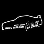 10 PCS Paul Walker Fashion Car Styling Vinyl Car Sticker, Size: 13x5cm, Paul Walker
