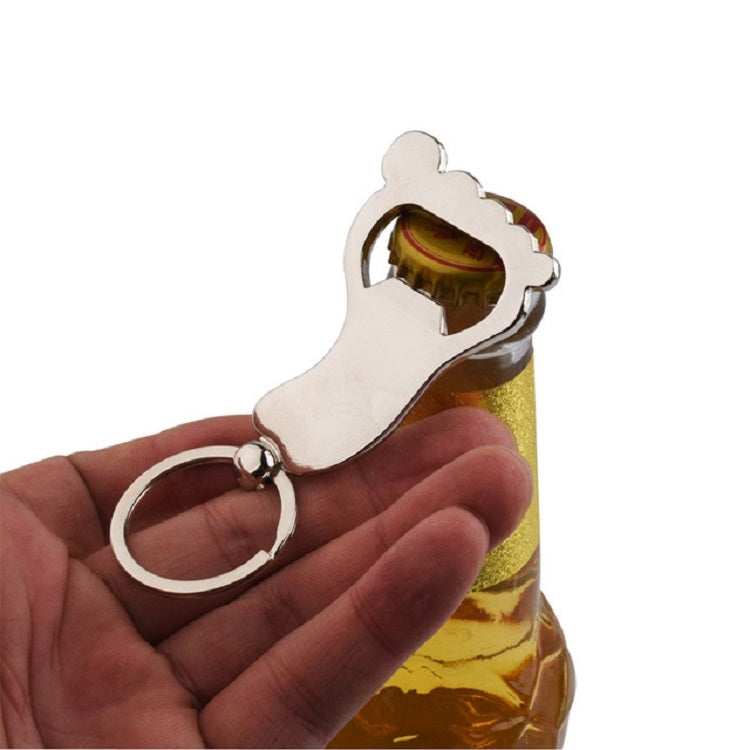 Personality Creative Male and Female Metal Keychain Bottle Opener, Bottle Opener Shape