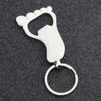 Personality Creative Male and Female Metal Keychain Bottle Opener, Bottle Opener Shape