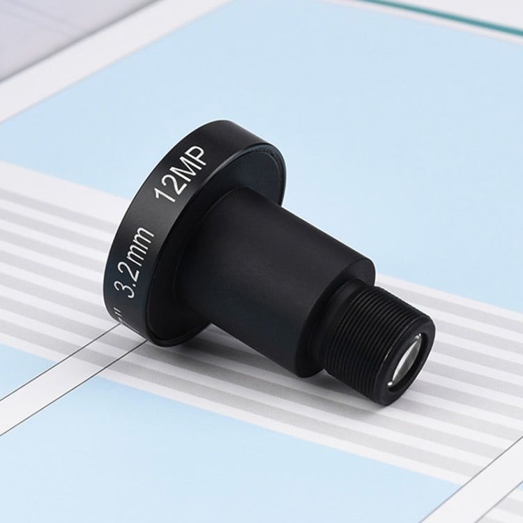 Waveshare WS1603212 For Raspberry Pi M12 High Resolution Lens, 12MP, 160° FOV, 3.2mm Focal Length, 23967, 23967