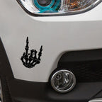 10 PCS QYPF Skull Finger Pattern Car Sticker Vinyl Decoration, Size: 13x18cm, Skull Finger