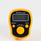 Electronic Digital Counter Portable Hand Operated Tally LCD Screen Finger Counter, Random Color