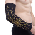 Professional Basketball Sports Spider Web Arm Guards Anti-skid Lengthened Elbow Guards, M, L, XL