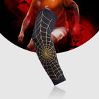 Professional Basketball Sports Spider Web Arm Guards Anti-skid Lengthened Elbow Guards, M, L, XL